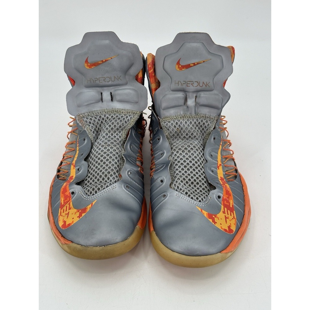 Nike 524934-007 Hyperdunk 2012 Gray/ Orange, Size 10 (EU 44)